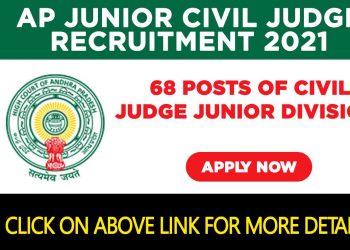 AP Junior Civil Judge Recruitment 2021