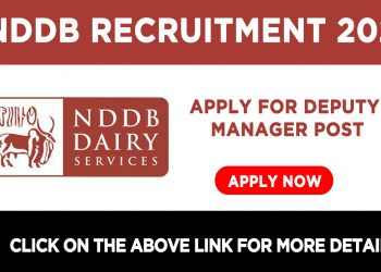 NDDB Recruitment 2021