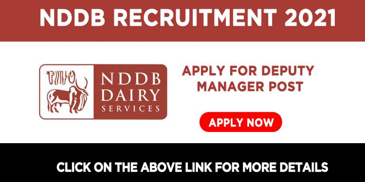 NDDB Recruitment 2021