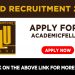 NLUD Recruitment 2021