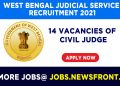 West Bengal Judicial Service Recruitment 2021