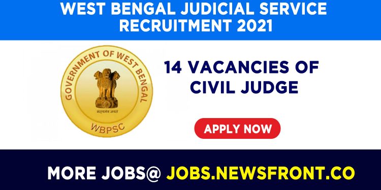West Bengal Judicial Service Recruitment 2021