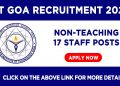 IIT GOA Recruitment 2021