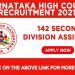 Karnataka High Court Recruitment 2021 - Apply for 142 Second Division Assistant