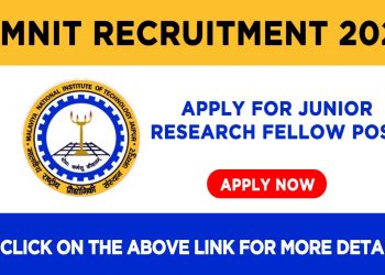 MNIT Recruitment 2021