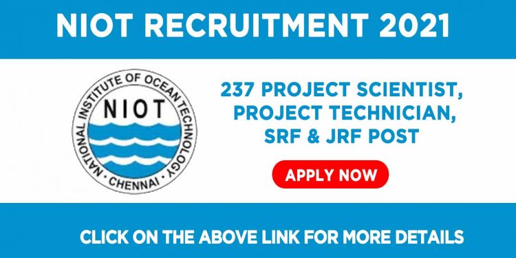NIOT Recruitment 2021