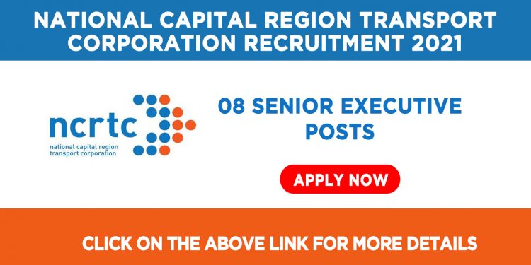 National Capital Region Transport Corporation Recruitment 2021