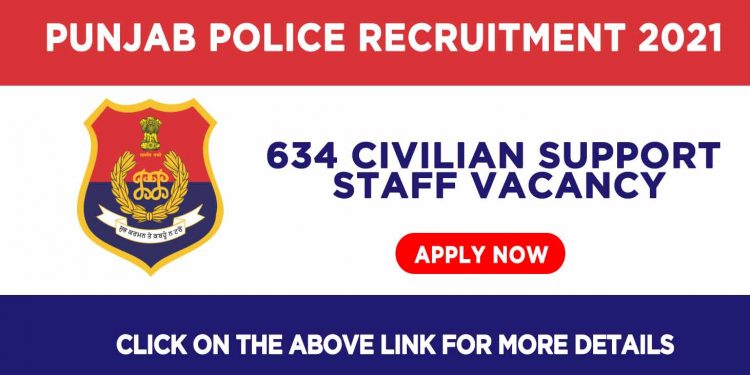 Punjab Police Recruitment 2021
