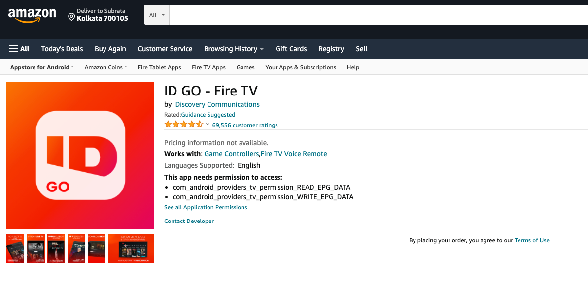 idgo app on amazon fire tv