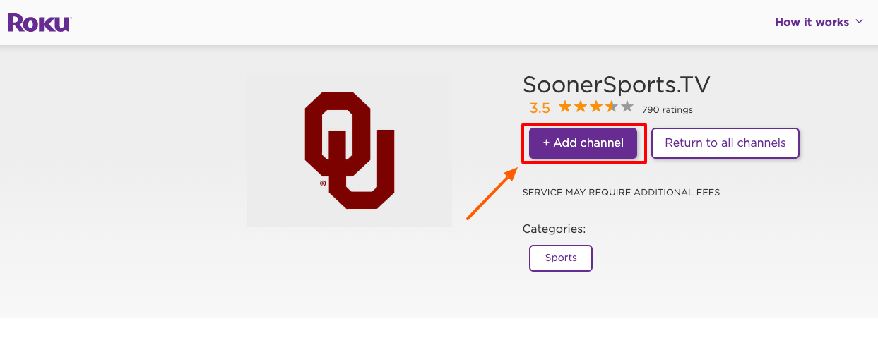 sooner sports tv on roku